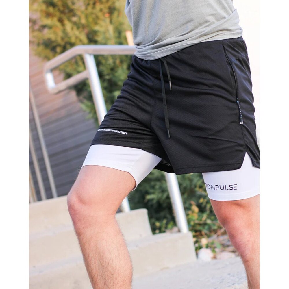 Iron Pulse Men's Black Descendant Shorts *Final Sale*